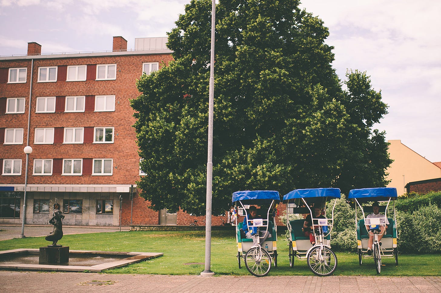 bike taxis in ystad sweden