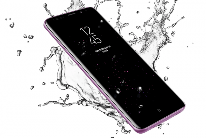 samsung galaxy s9 still water resistant