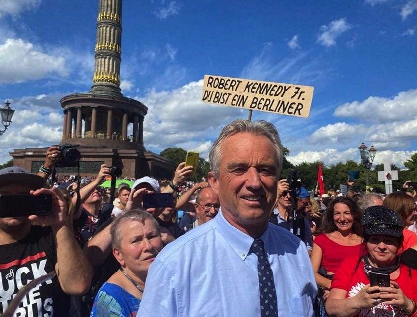 Robert F. Kennedy, Jr. Speaks to Hundreds of Thousands at Berlin Rally ...