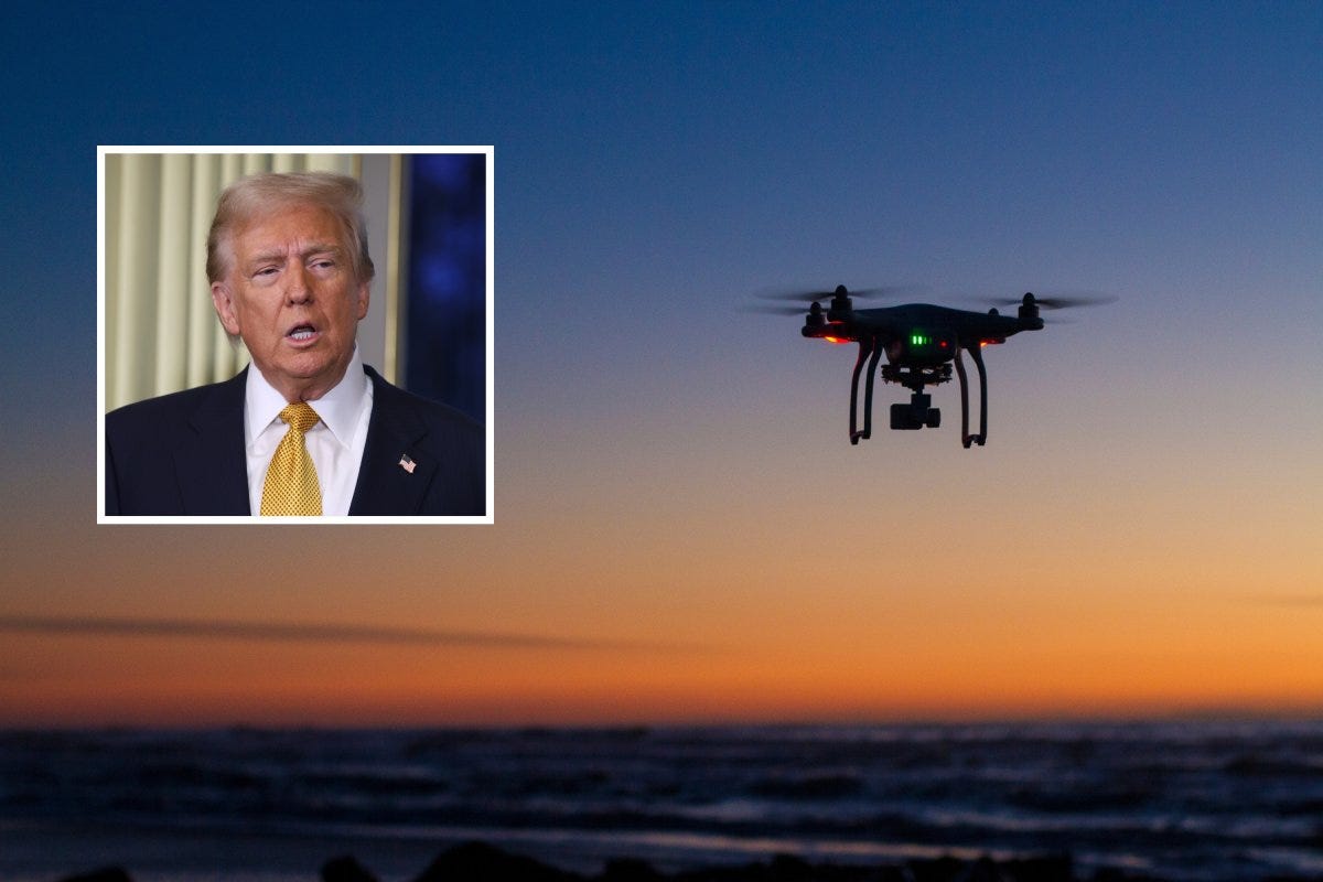 Trump Weighs In on 'Mystery Drone Sightings': 'Shoot Them Down' - Newsweek