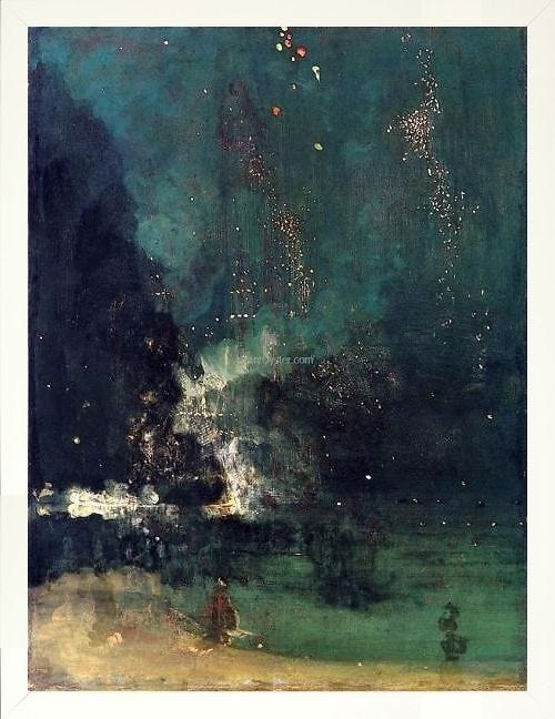 Nocturne in Black and Gold: The Falling Rocket | James McNeill Whistler ...