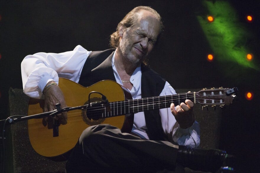 Paco de Lucia in performance