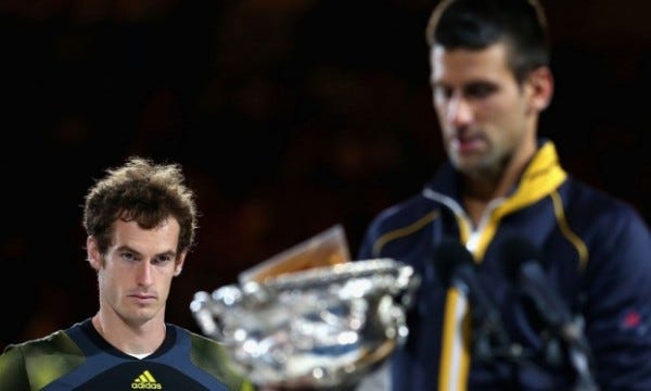 andy murray vs novak djokovic australian open 2015 images