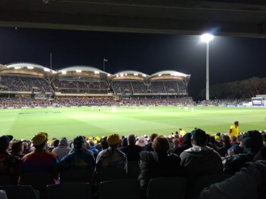 Night view under lights