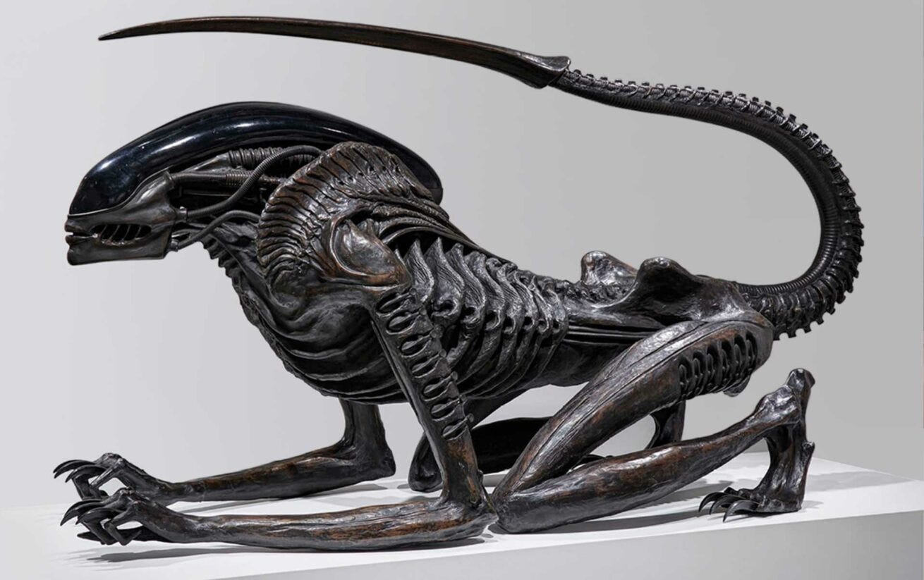 H.R. GIGER´s ALIEN on the road to PARIS | Galeria HMH | Art Gallery |  Mallorca