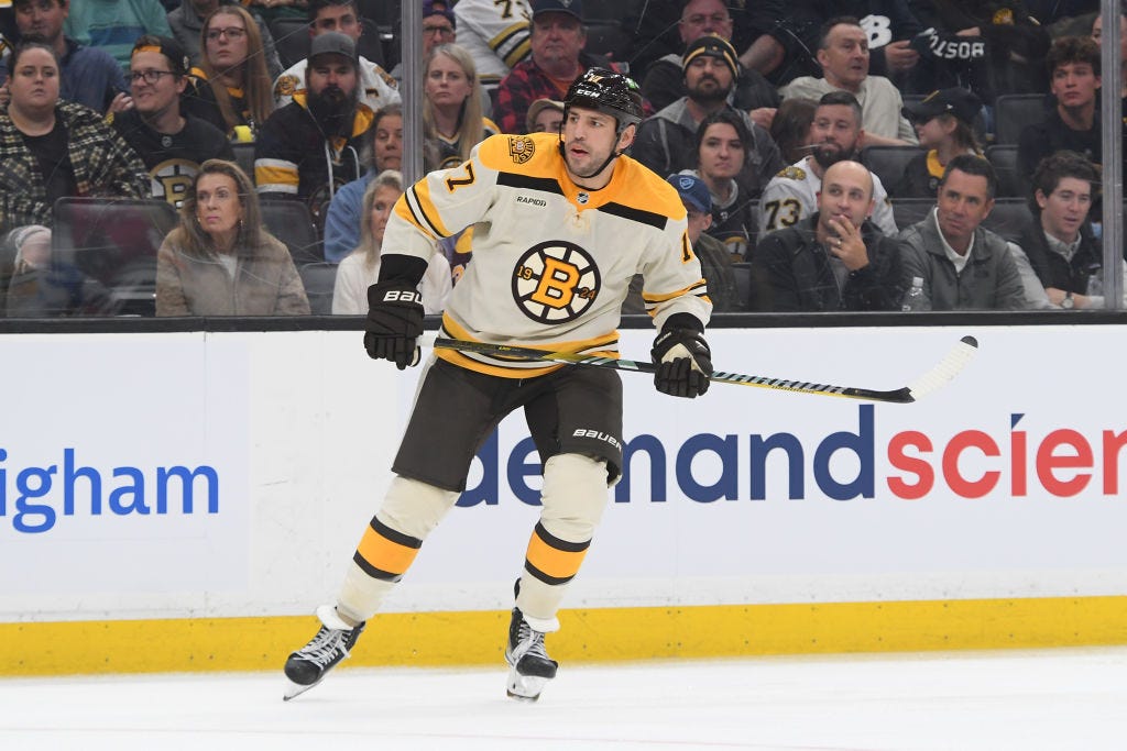 Bruins lineup takeaways: Mason Lohrei heads to Providence