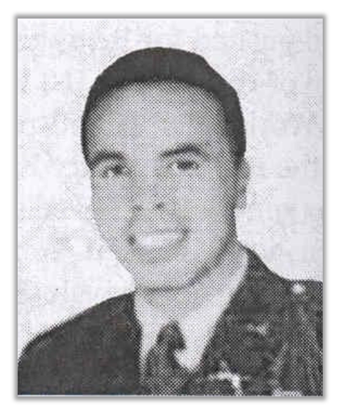 Headshot of Davila, in uniform.