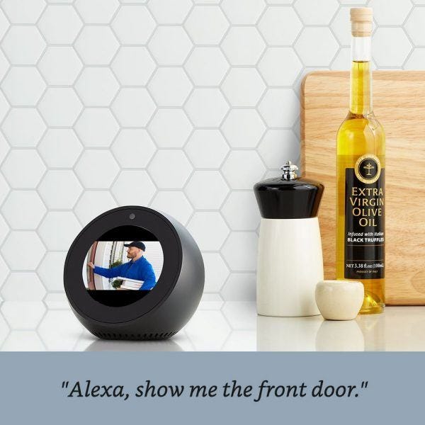 amazon echo spot valentines day tech gadget gift ideas