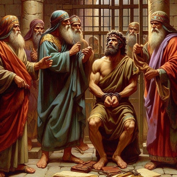 john the baptist in prison