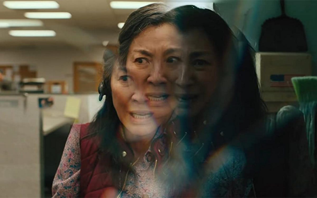 Everything Everywhere All at Once Review: Michelle Yeoh Shines in a  Mind-Blowing Comedically Cosmic Adventure - Parade