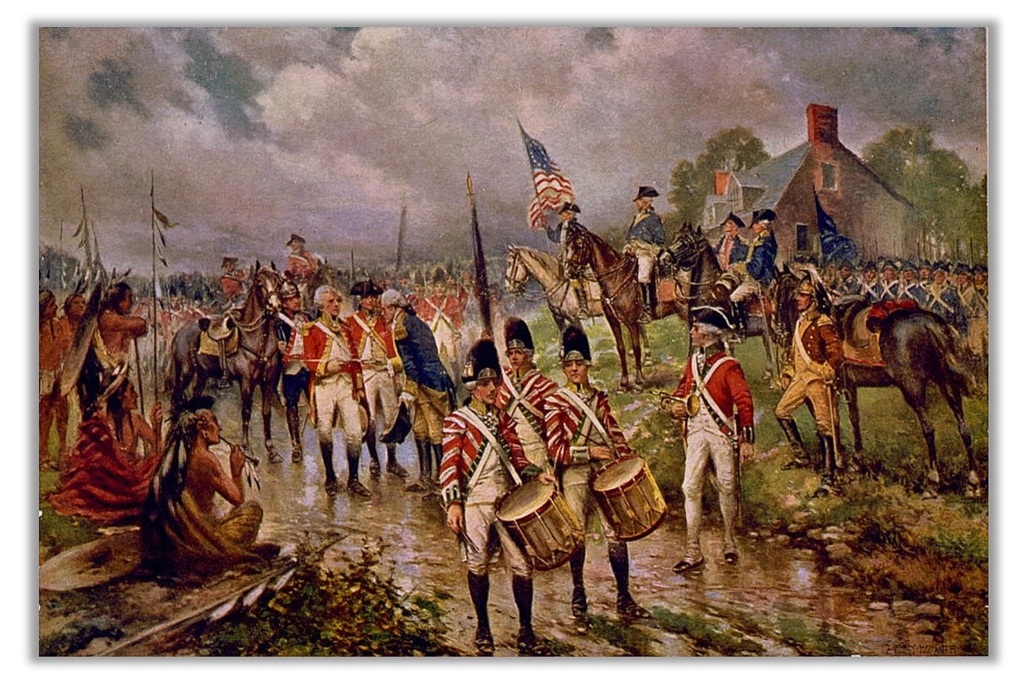 "Surrender at Saratoga" by Percy Moran