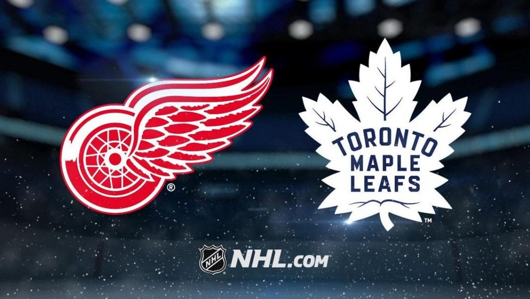 Detroit Red Wings vs. Toronto Maple Leafs Free Pick & Preview 12/21/19