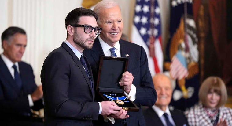 Biden Medal of Honor for Soros