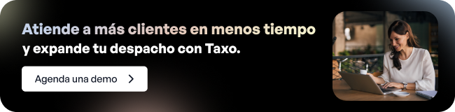 Agendar demo en TAXO