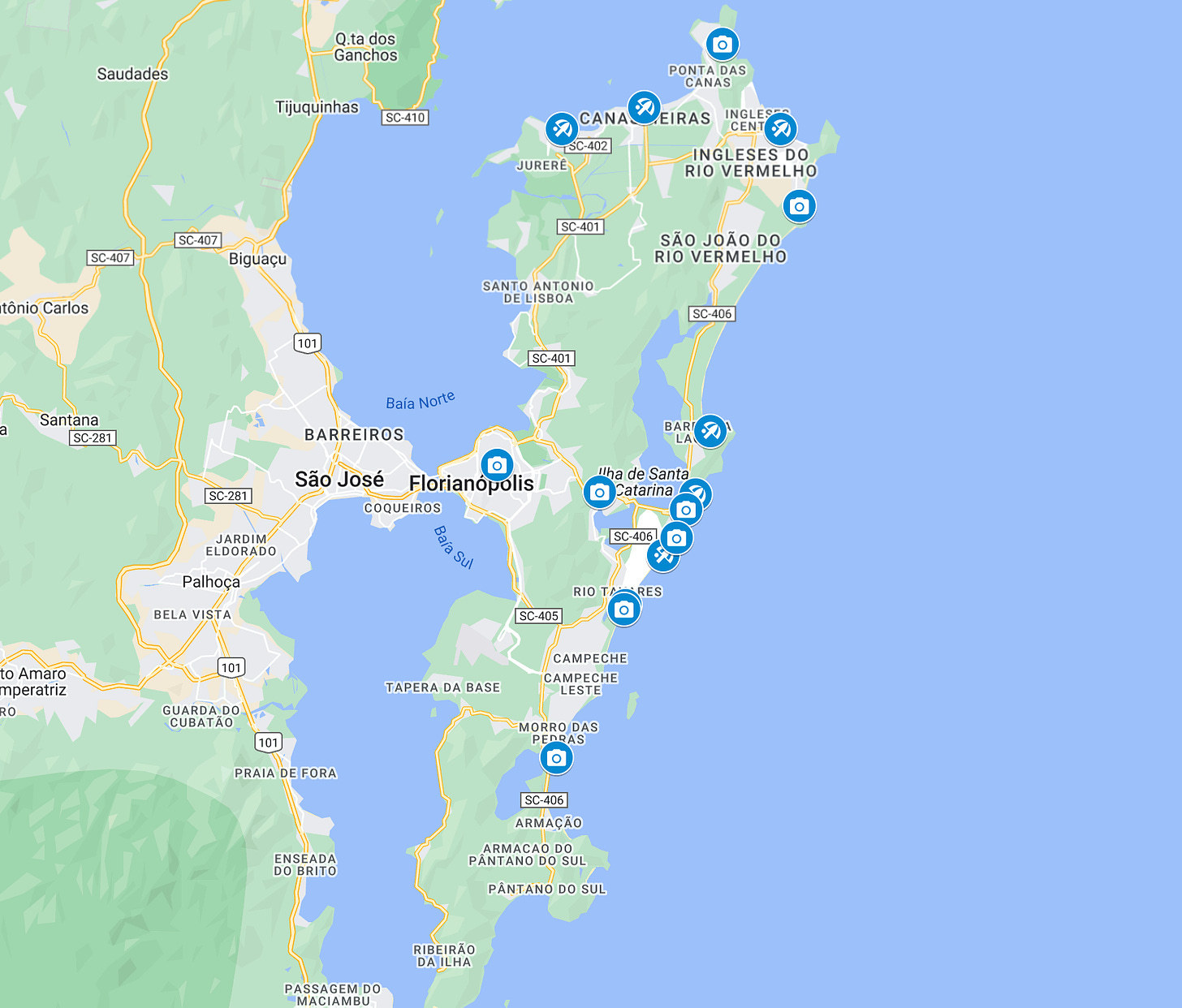 Mapa Florianópolis