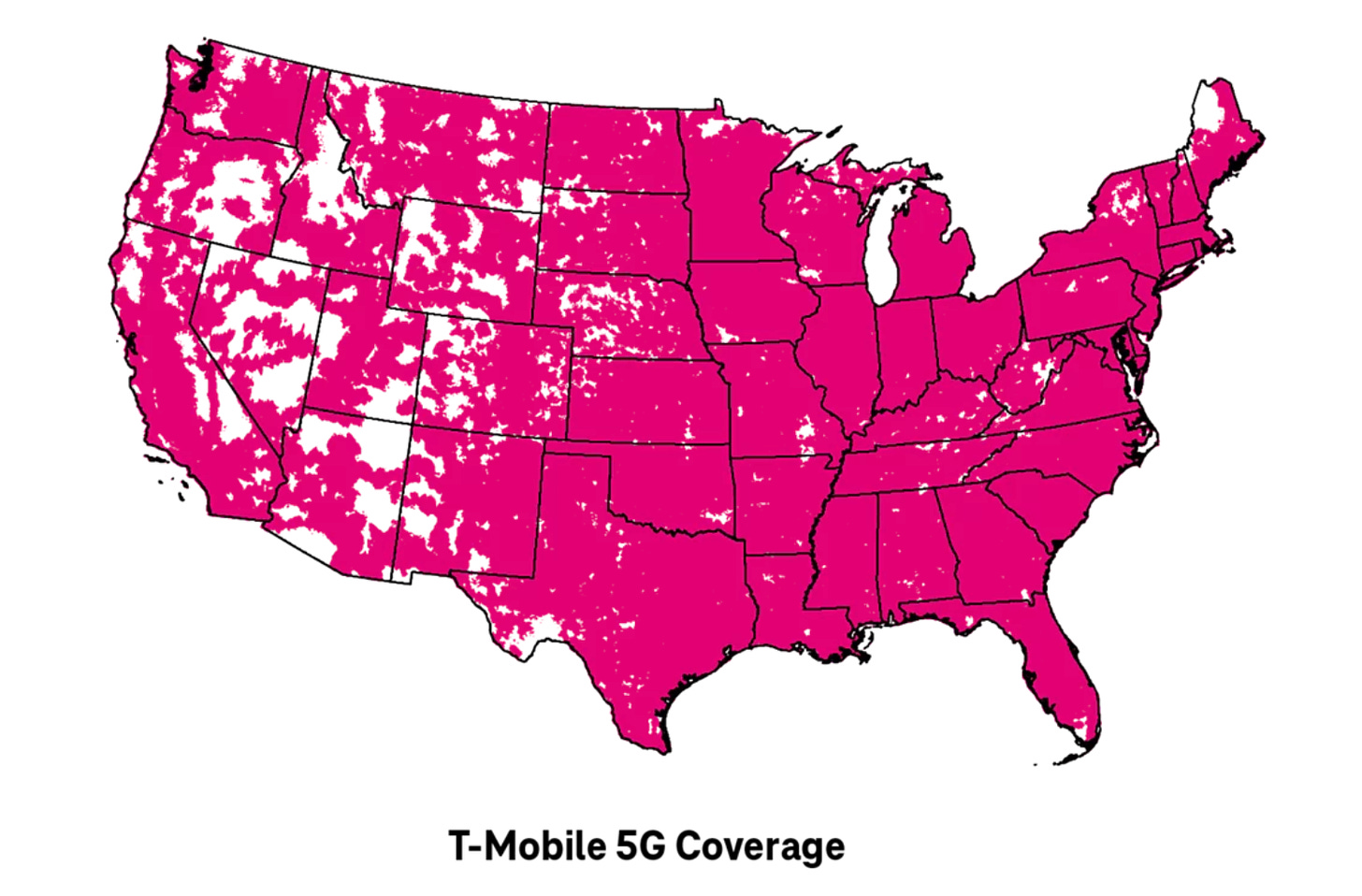 T-Mobile 5G coverage map 