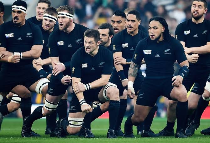 Richie McCaw leads the New Zealand All Blacks' haka at the 2015 Rugby World  Cup Final. October 31, 2015 : r/SportsPorn