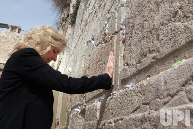 Photo: U.S. Vice President Joe Biden and wife Jill visit Israel -  JER20100309101 - UPI.com