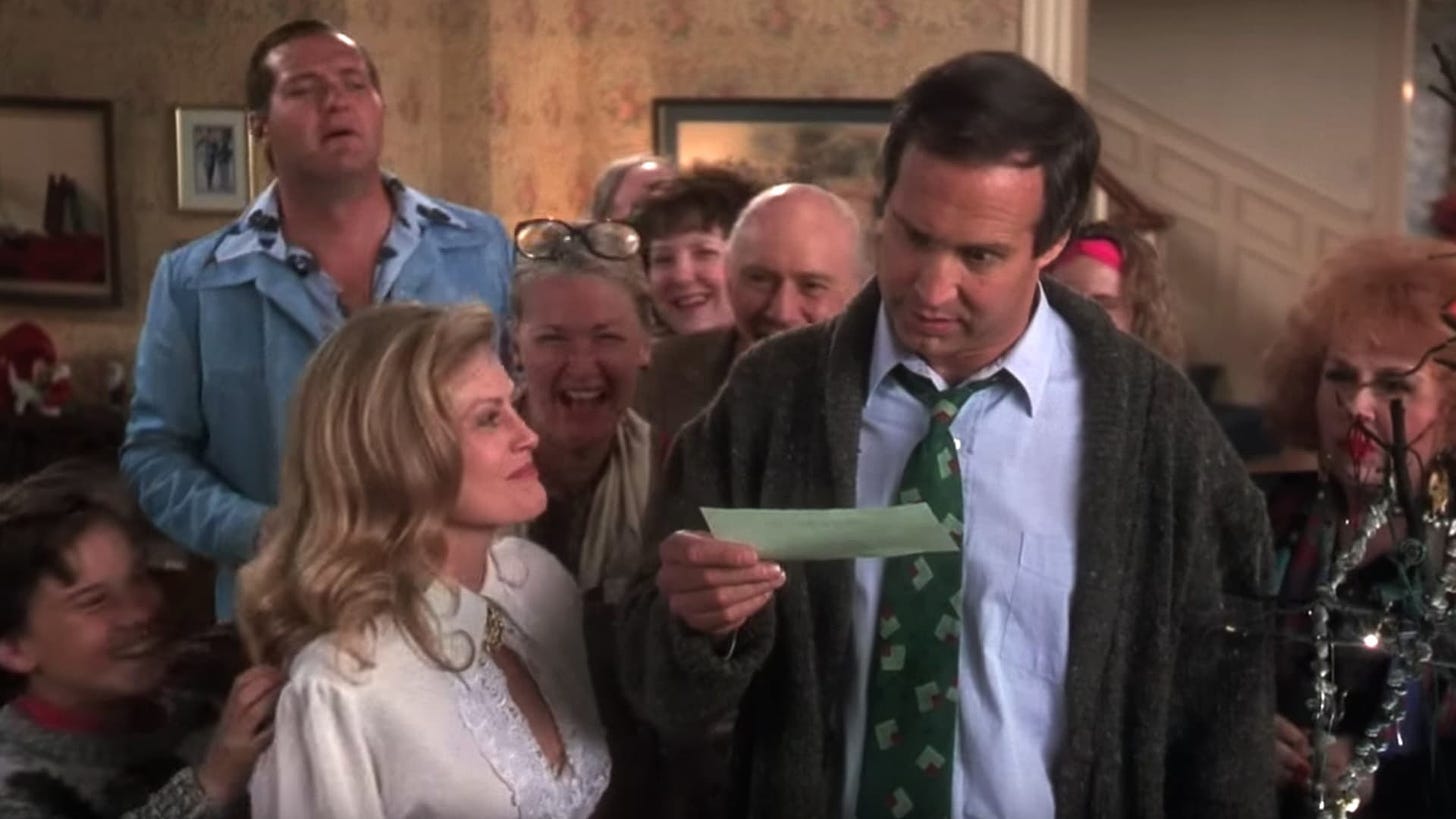 Don't pull a Clark Griswold with your holiday bonus this year