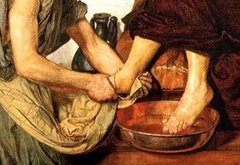 Some notes about the Holy Thursday washing of the feet ...