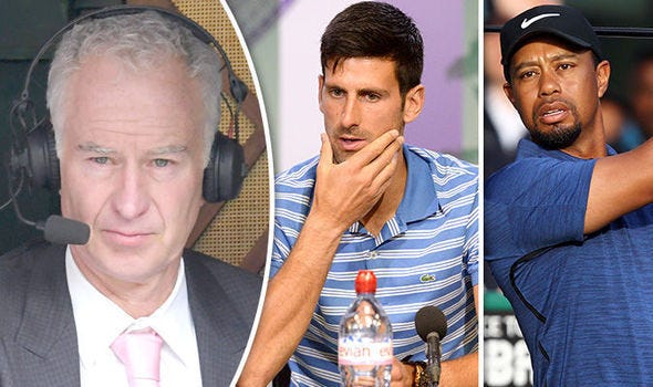 novak djokovic vs tiger woods vs john mcenroe