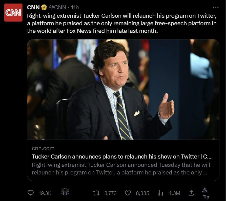 CNN Tucker Tweet
