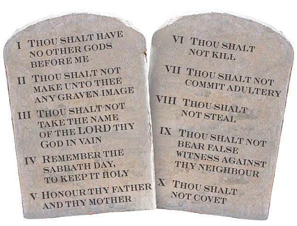 1,300+ Ten Commandments Stock Photos, Pictures & Royalty-Free Images -  iStock | The ten commandments, Moses ten commandments, Ten commandments  tablets