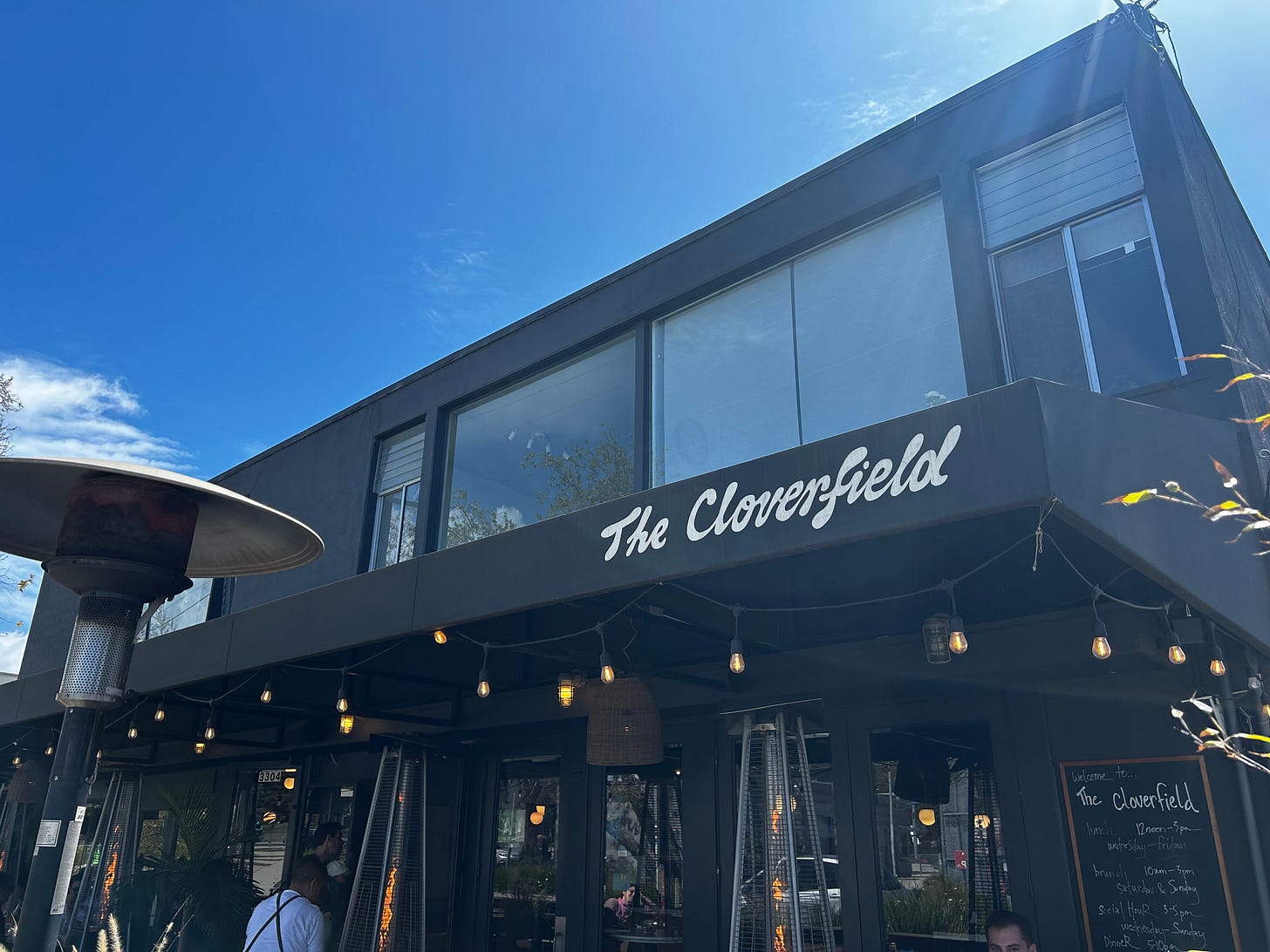 A picture of the front of The Cloverfield in Santa Monica