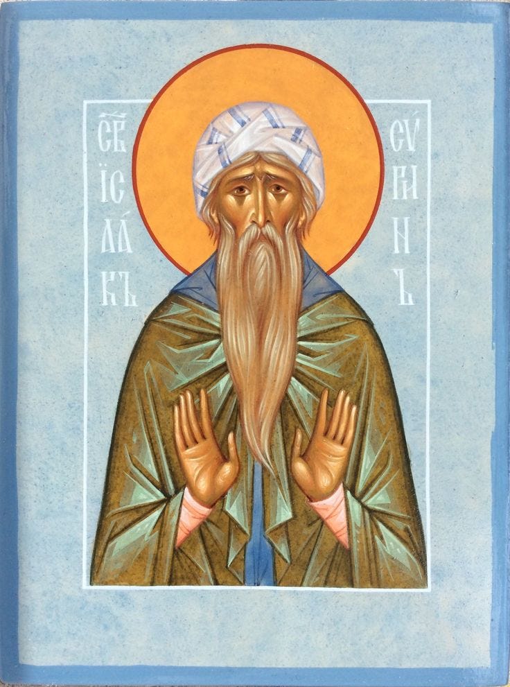 St. Isaac the Syrian | Church art, Orthodox icons, Art