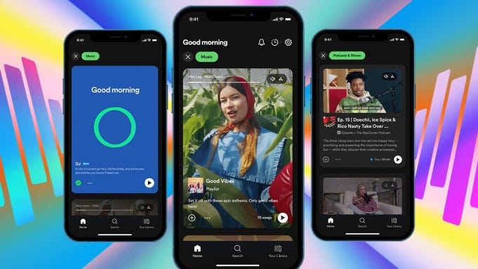 Spotify Launches Major App Redesign: Smart Shuffle, New Feeds and More -  Variety