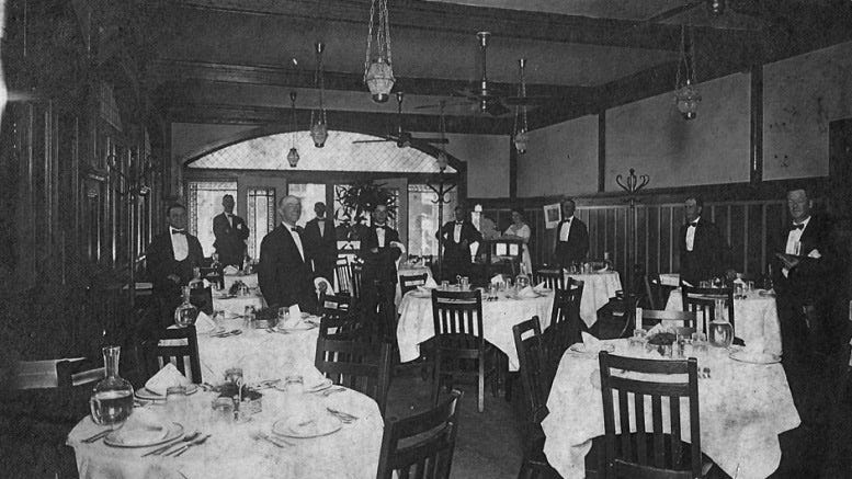 Figure 7: Interior of Ye Wee Tappie Tavern in 1913