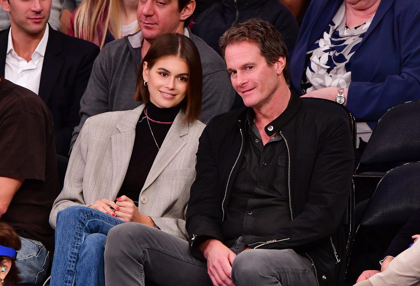 Kaia Gerber gives dad Rande Gerber an at-home haircut