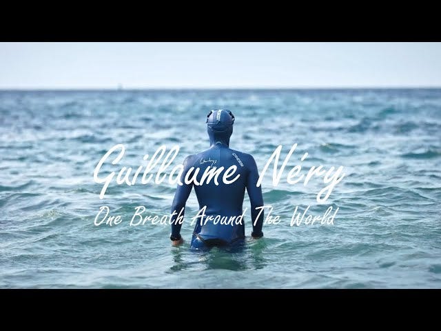 Guillaume Néry - ONE BREATH AROUND THE WORLD #néry #diving #underwater  #ocean #whale - YouTube