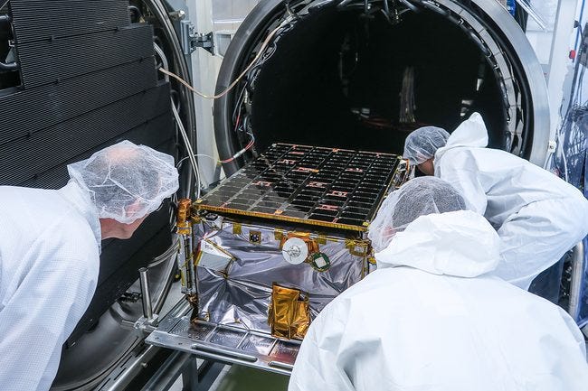 Iceye engineers working on a satellite. The company is reporting a 'lot of demand' in the Gulf Iceye engineers working on a satellite. The company is reporting a 'lot of demand' in the Gulf