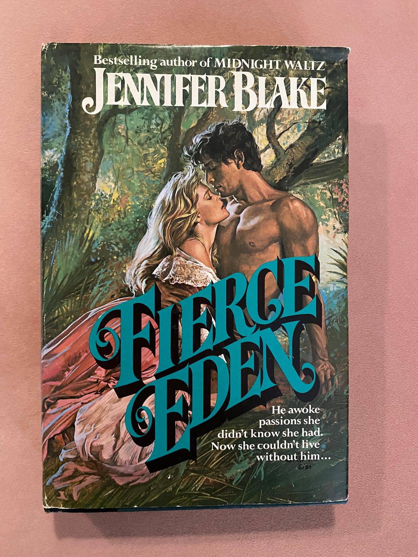 Book Cover: Fierce Eden by Jennifer Blake