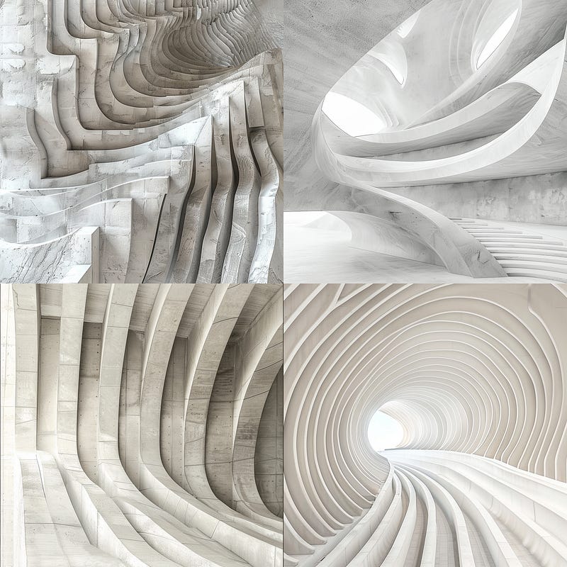 Abstract architectural lines
