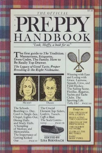 The Official Preppy Handbook by Birnbach, Lisa (1980) Paperback Birnbach, Li... - Picture 1 of 1