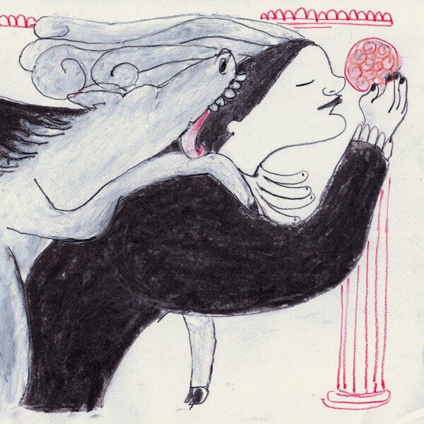 Original art by Gaia Alari for Ode to the Future