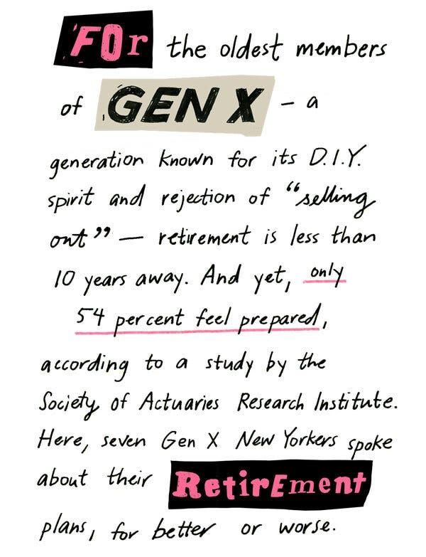 Gen X Reflects on Retirement - The New York Times