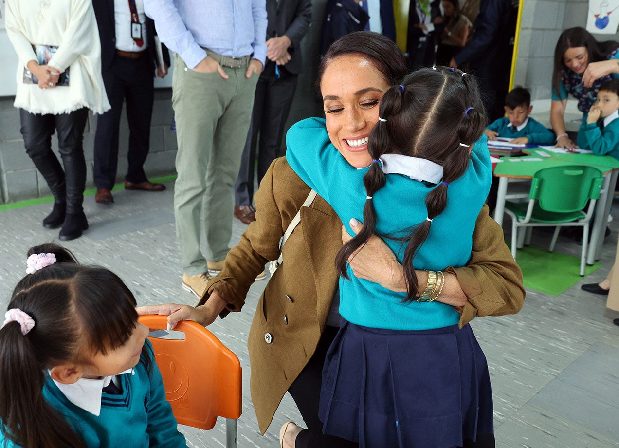 Meghan Markle at Colegio La Giralda