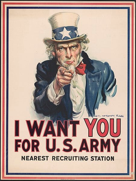 Ficheiro:J. M. Flagg, I Want You for U.S. Army poster (1917).jpg –  Wikipédia, a enciclopédia livre