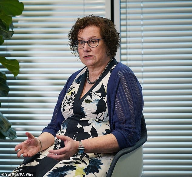 Dr Hillary Cass (pictured) said allowing 'social transitioning' for young people - treating them as the opposite gender - could 'change their trajectory'