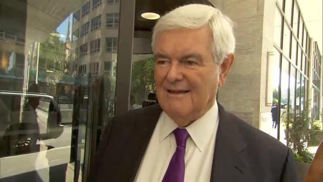 Newt Gingrich calls Melania Trump plagiarism controversy 'bologna' directed  towards 'a stunningly attractive women' | Watch News Videos Online