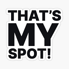 My Spot Stickers for Sale | Redbubble