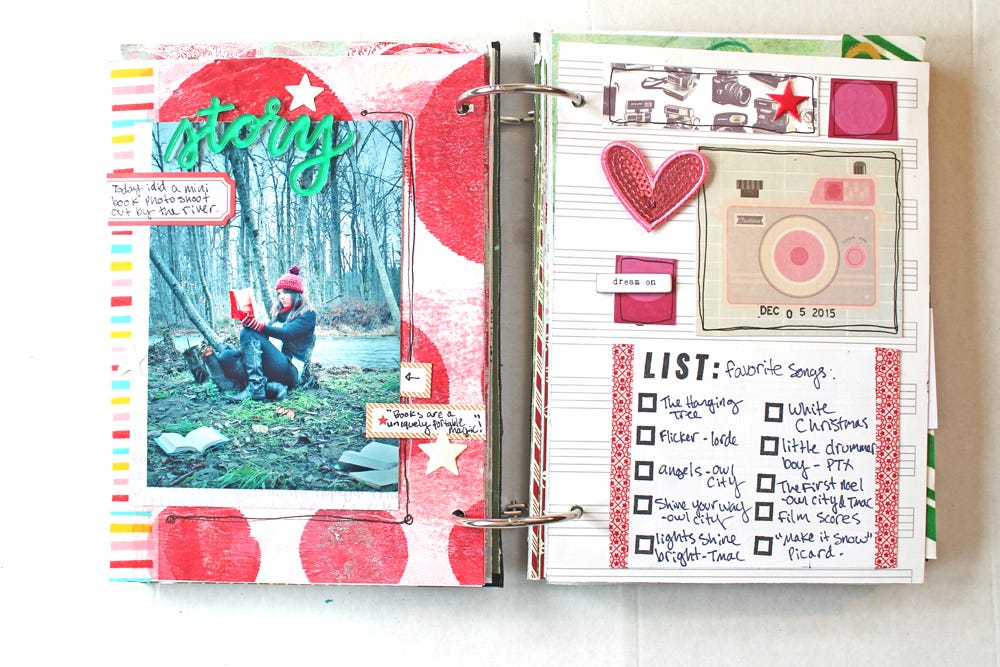 Katie for rukristin December Daily Album