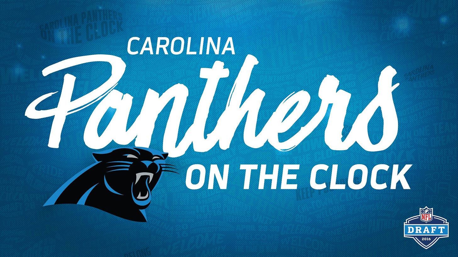 Carolina Panthers on Twitter: "Your Carolina #Panthers are officially on  the clock! #PanthersDraft https://t.co/tPlTQI4qCe" / Twitter