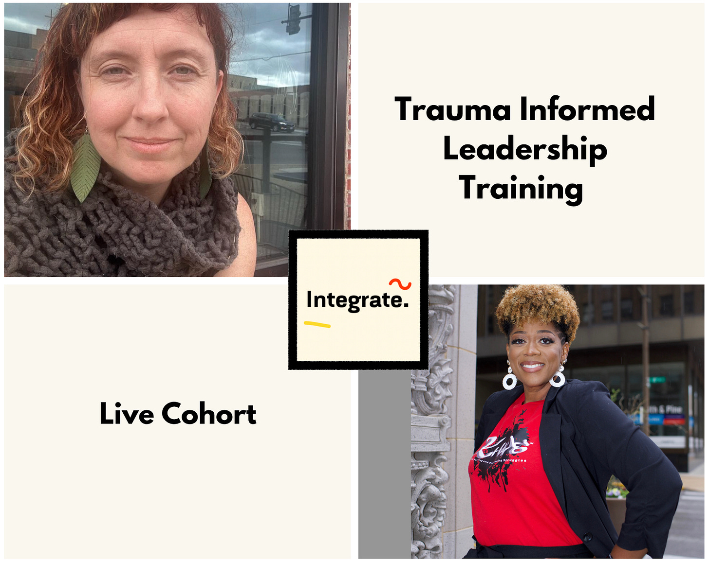 Julie and Candice; Text says Trauma Informed Leadership Skills