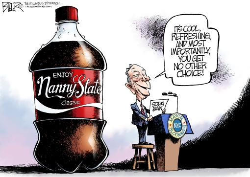 Cartoon: Bloomberg's Soda Ban - Center for Consumer Freedom -Center for  Consumer Freedom