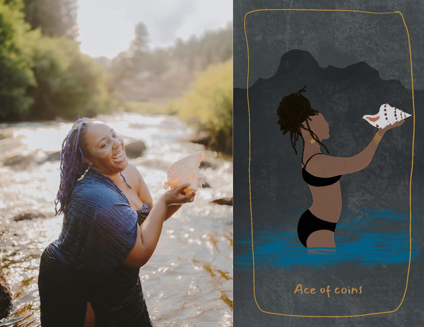 Author Nyasha Williams, Photographer Chelsey Ray, Earth Fragments, THE DUALITY COLLECTION Earth Fragments, Chelsey Ray  Black Tarot: An Ancestral Awakening Deck, Elemental Alchemist Oracle Deck, Elemental Alchemist Oracle Deck, Evanne N Cade, Jazmyne Luna, Adrianna Janiece, Substack, 