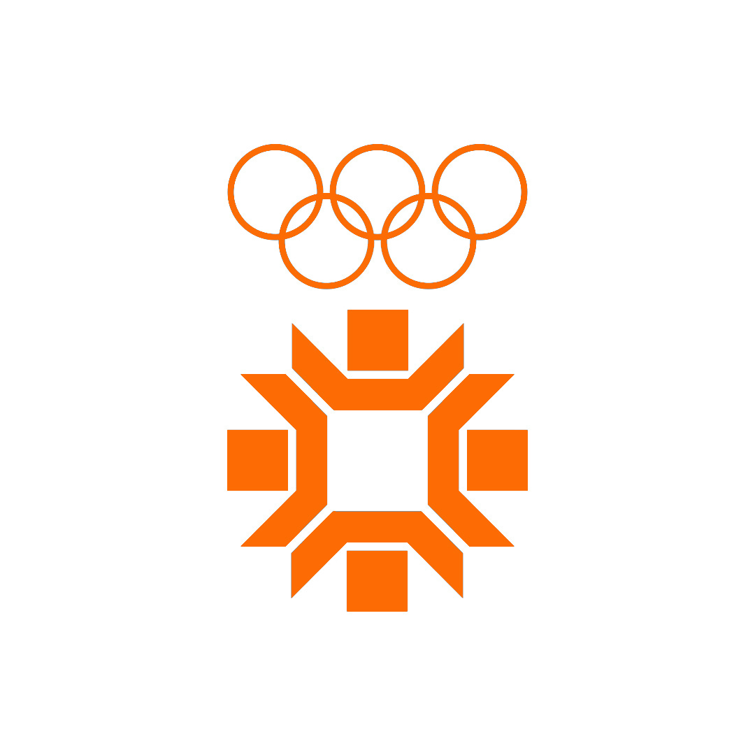 Miroslav Antonić Roko's 1978 logo for the 1984 Winter Olympics